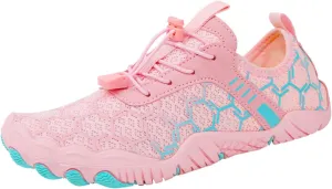 Womens Hike Barefoot Shoes Mens Non-Slip Footwear Barefoot Shoes Wide Toe Box Athletic Sneakers Fast Dry Sports Trail Running Shoes