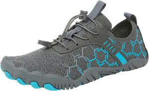 Womens Hike Barefoot Shoes Mens Non-Slip Footwear Barefoot Shoes Wide Toe Box Athletic Sneakers Fast Dry Sports Trail Running Shoes