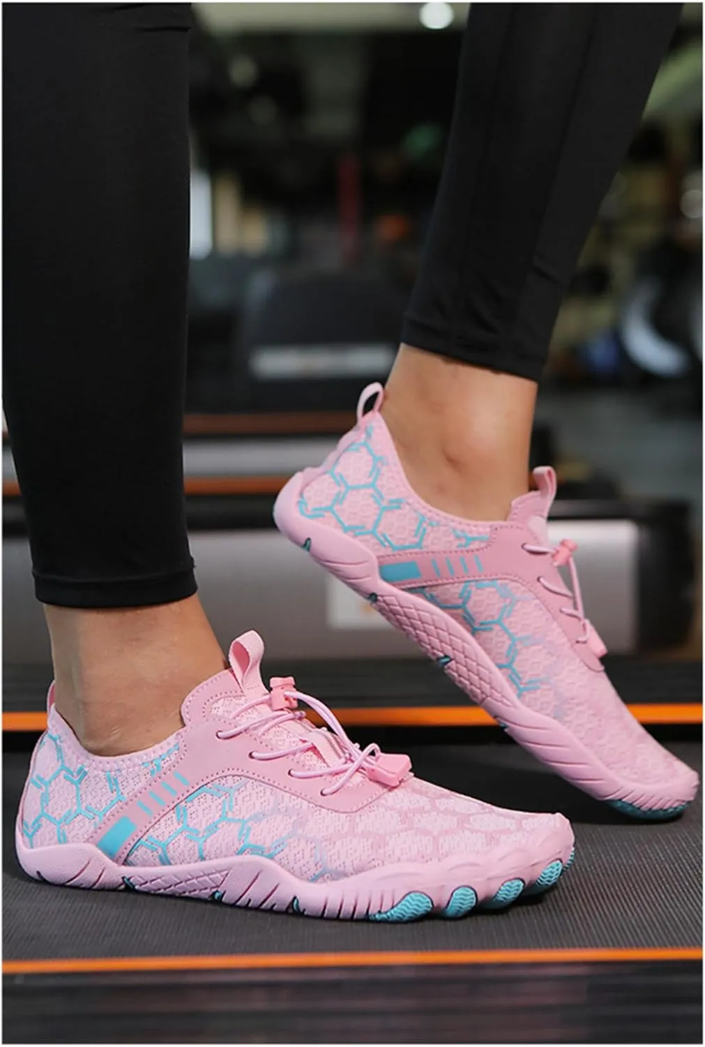 Womens Hike Barefoot Shoes Mens Non-Slip Footwear Barefoot Shoes Wide Toe Box Athletic Sneakers Fast Dry Sports Trail Running Shoes