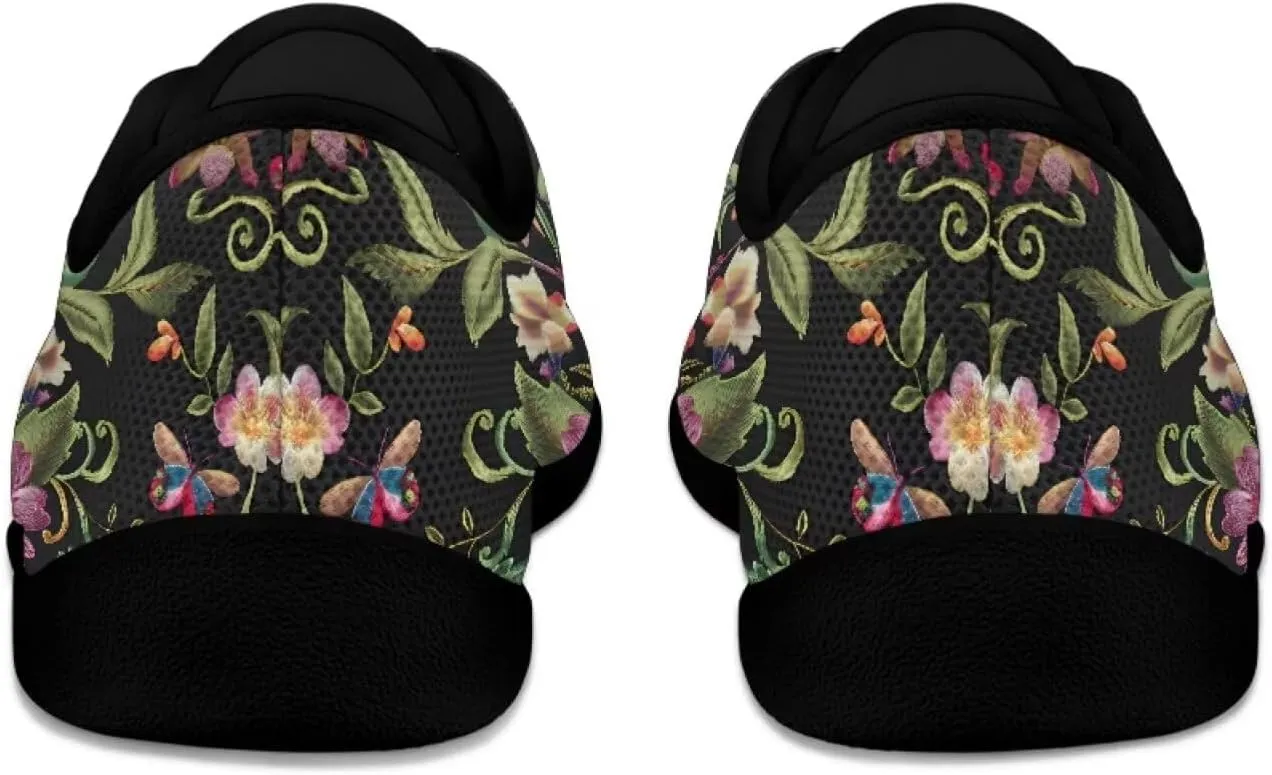 Women's Minimalist Barefoot Shoes Lightweight Mesh Sneakers Casual Walking Shoes Breathable Non-Slip Running Shoes Comfortable Low Top Footwear Work Flats