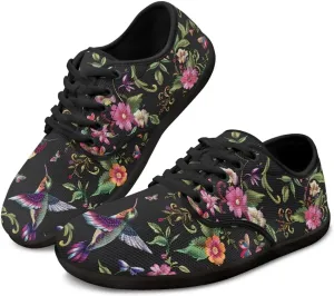 Women's Minimalist Barefoot Shoes Lightweight Mesh Sneakers Casual Walking Shoes Breathable Non-Slip Running Shoes Comfortable Low Top Footwear Work Flats