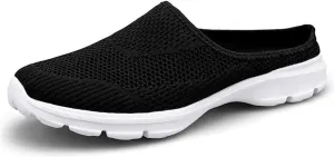 Women's Mules & Clogs Breathable Mesh Slippers 2025 Backless Walking Sneakers Comfortable Closed Toe Slides Non-Slip Hiking Shoes