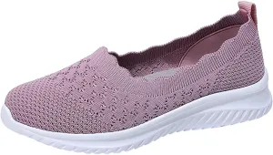 Women's Non Slip Tennis Sneakers Comfortable Low Top Outdoor Walking Shoes Fashion Comfortable Workout Shoes
