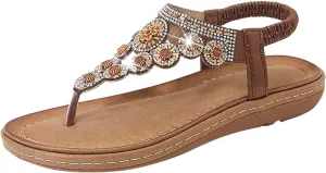 Yoga Mat Comfortable Flat Sandal for Women Comfortable Casual Summer Cool Shoes Comfortable Walking Sandals